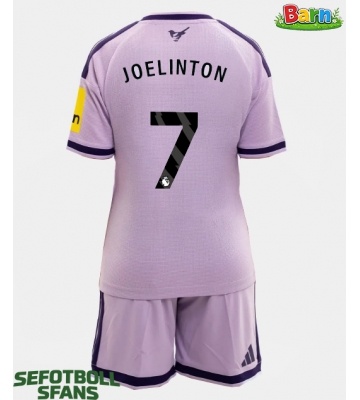 Newcastle United Joelinton #7 Tredjeställ Barn 2026-27 Kortärmad (+ Korta byxor)